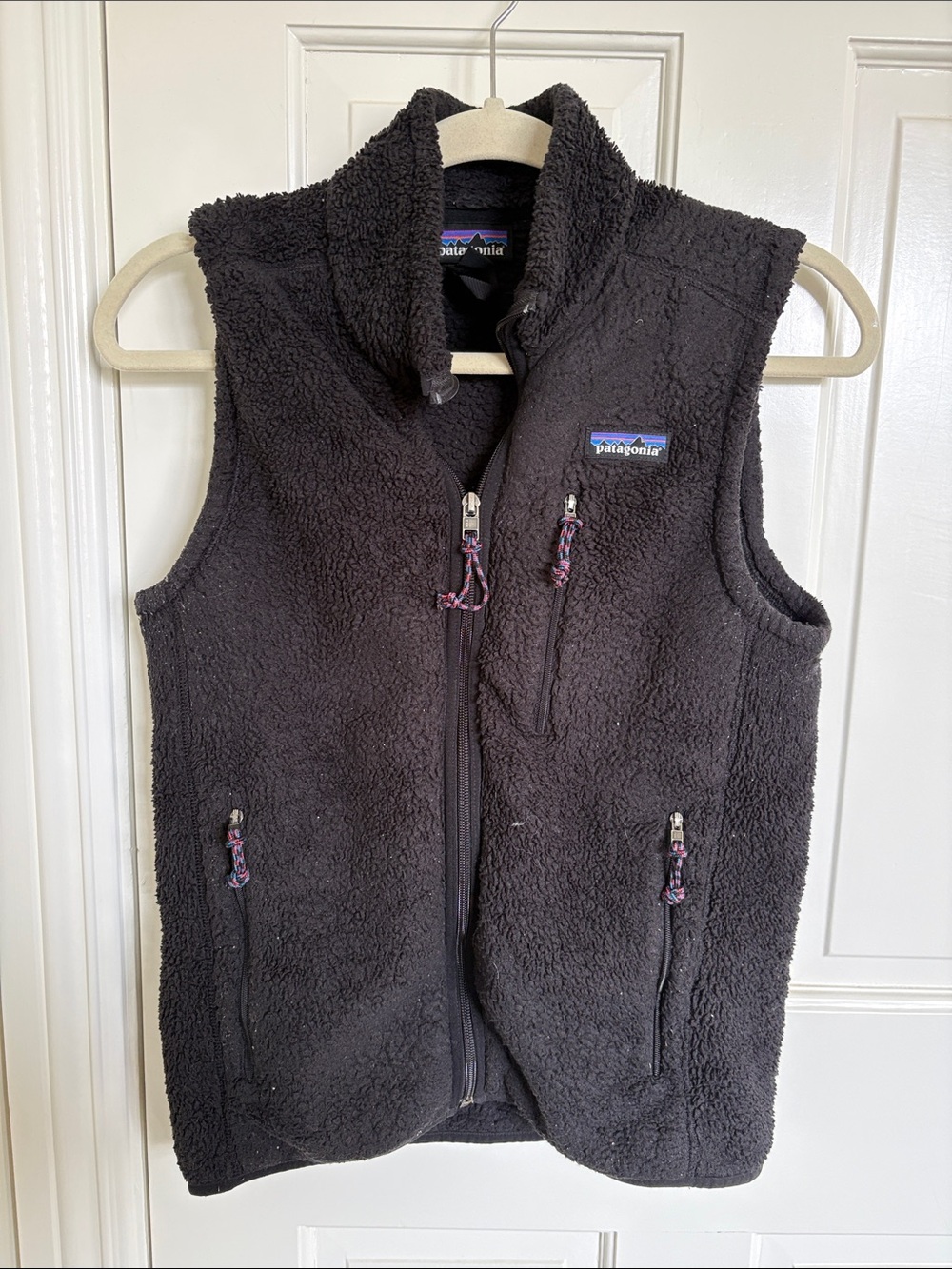 Patagonia Black Sherpa Fleece Vest - Men's